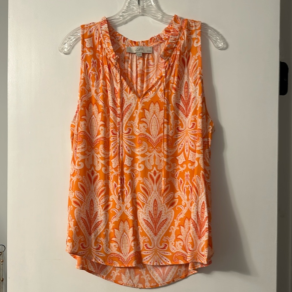 Orange Loft top.